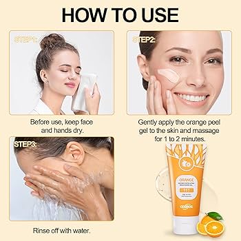 Orange Exfoliating Gel for Face & Body